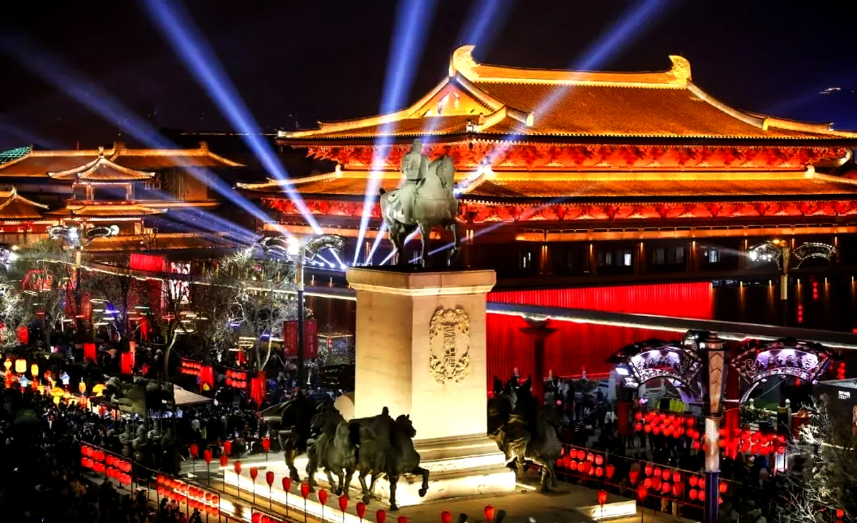 西安曲江整体亮化——大唐不夜城