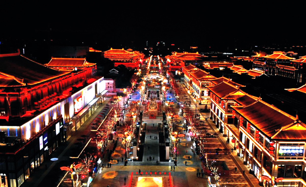 西安曲江整体亮化——大唐不夜城