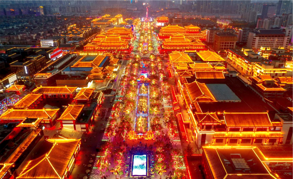 西安曲江整体亮化——大唐不夜城